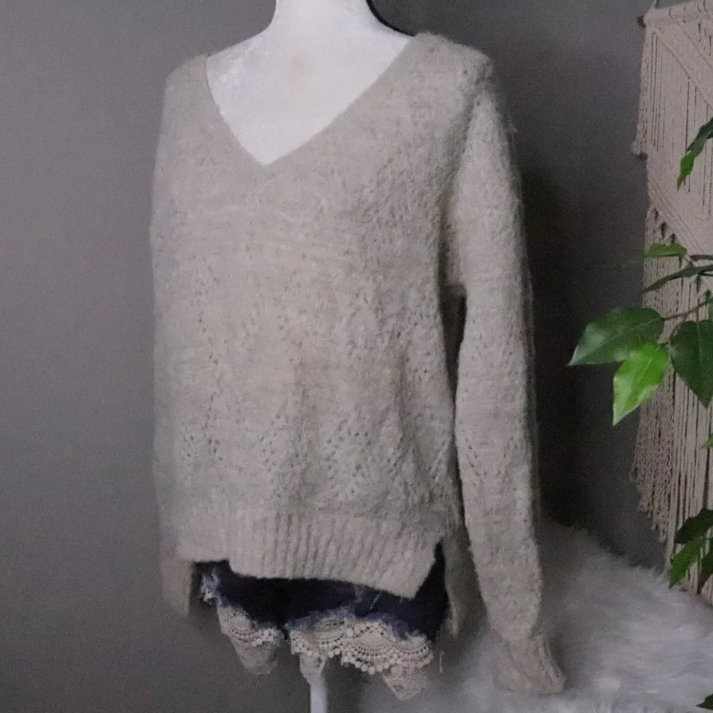 Scotch &‎ Soda | V Neck Sweater Alpaca 1 Small